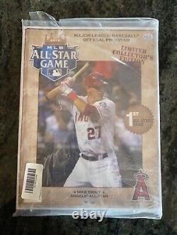 Mike Trout 2012 Autographed Rare Limited Edition All Star Program MLB Certified