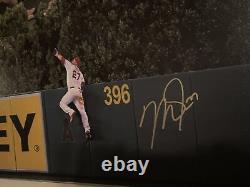 Mike Trout Autographed Canvas 21X32 MLB Holo#JB763121 Limited Edition Of 99