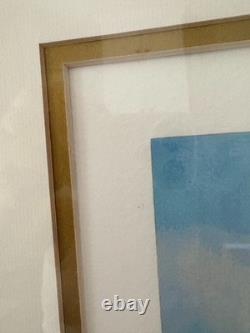 Ming Feng Signed Serigraph Lake Shore Limited Edition 134/350 Framed 42x 36