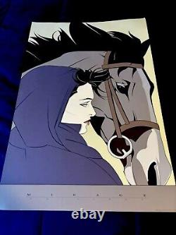 Mirage Limited Edition Serigraph Silk Screen Print Signed by Patrick Nagel