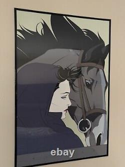 Mirage Limited Edition Serigraph Silk Screen Print Signed by Patrick Nagel