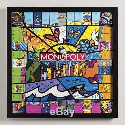 Monopoly Miami Limited Edition Hand Signed By Romero Britto New Sealed