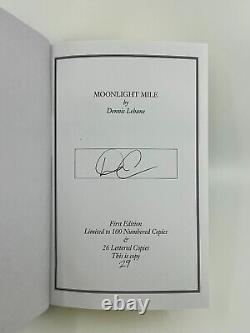 Moonlight Mile Denis Lehane Signed Limited Edition The Mysterious Bookshop