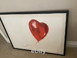 Mr Brainwash Limited Edition Signed #50/100 Framed & Matted Heart Balloon Art