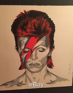 Mr Brainwash Mbw Bowie Limited Edition Print Sold Out