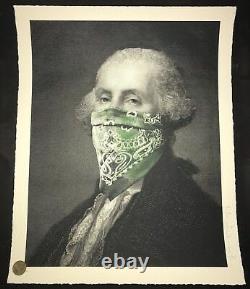 Mr. Brainwash President's Day George Washington Bandanna Print Banksy Kaws MBW