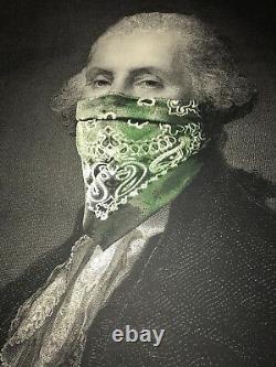 Mr. Brainwash President's Day George Washington Bandanna Print Banksy Kaws MBW