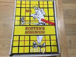 Mr Rottens Songbook, Signed by John Lydon