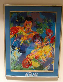 Muhammad Ali George Foreman Zaire Limited Edition Serigraph By Leroy Neiman