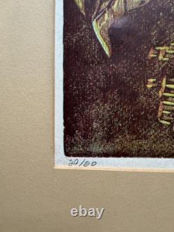 Mujer con Alcatraces Signed Limited Edition 20/20 Linocut (Lavandeira). (C75)