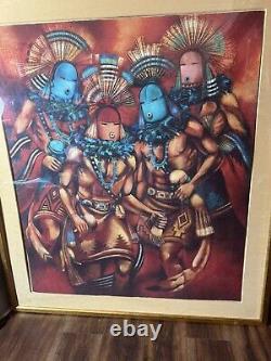 NAVAJO LIMITED EDITION Lithograph TONY ABEYTA. 4/10 SIGNED