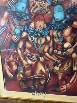 NAVAJO LIMITED EDITION Lithograph TONY ABEYTA. 4/10 SIGNED