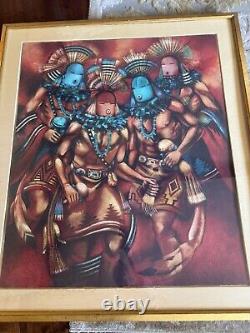 NAVAJO LIMITED EDITION Lithograph TONY ABEYTA. 4/10 SIGNED