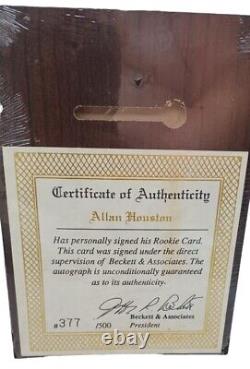 NBA Hoops Allan Houston Rookie Autograph Limited Edition #377/500 Beckett COA