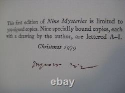 NINE MYSTERIES Reynolds Price SIGNED 1st Limited Edition POEMS Poetry