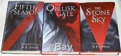 NK Jemisin SIGNED The Broken Earth Trilogy HC Subterranean Press Limited Edition