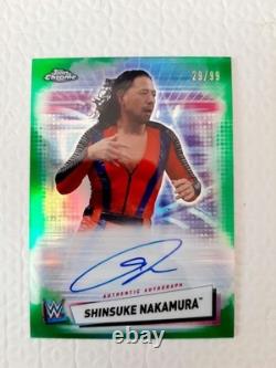 Nakamura Shinsuke 99 Limited Edition Autographed Topps WWE Auto #3eaa58