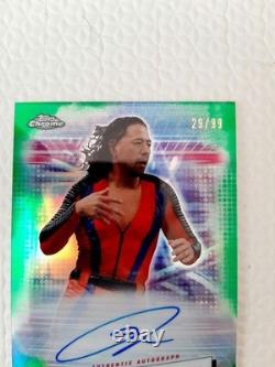 Nakamura Shinsuke 99 Limited Edition Autographed Topps WWE Auto #3eaa58