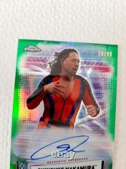 Nakamura Shinsuke 99 Limited Edition Autographed Topps WWE Auto #3eaa58