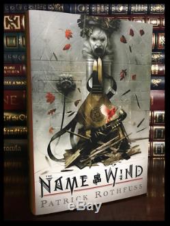 Name of the Wind SIGNED PATRICK ROTHFUSS New Illustrated Edition 1st Printing