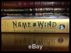 Name of the Wind SIGNED PATRICK ROTHFUSS New Illustrated Edition 1st Printing