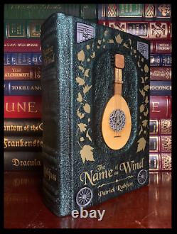 Name of the Wind SIGNED PAT ROTHFUSS Illustrated Hand Leather Rebound Hardback