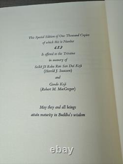 Namu Dai Bosa By Nyogen Senzaki 1976 Limited Edition 653 / 1000 Signed Namu Dai Bosa By Nyogen Senzaki 1976 Limited Edition 653 / 1000 Signed