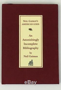 Neil Gaiman American Gods Signed 1st Lettered Edition of 52 Hugo Nebula