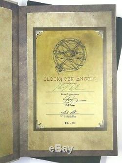 Neil Peart Signed Book Clockwork Angels Limited Edition 342/500 Rush Autograph