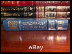 Neuromancer SIGNED by WILLIAM GIBSON Sealed Easton Press Leather Bound Hardback