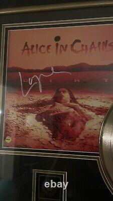New Alice In Chains Dirt Gold Record LP Limited Edition Autographed Frame #1/100