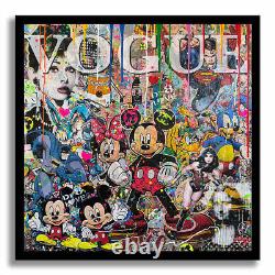 New York Vogue Limited Edition On Paper, Signed, Pop Art, Comics