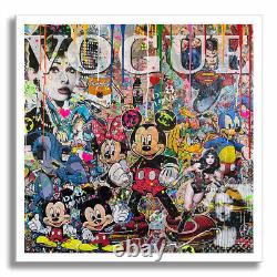 New York Vogue Limited Edition On Paper, Signed, Pop Art, Comics