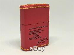 New ZIPPO Limited Edition MICHAEL SCHUMACHER Autograph F-1 Leather-Bound Lighter
