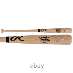 Nick Kurtz Athletic's Signed Rawlings Pro Bat withInscs Limited Edition of 10