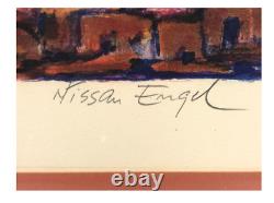 Nissan Engel Elijah Hand Signed Lithograph Limited Edition. Framed