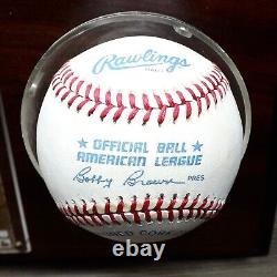 Nolan Ryan Autographed Baseball Limited Edition With Plaque Bobby Brown