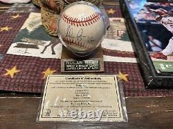 Nolan Ryan autographed baseball limited edition /5714
