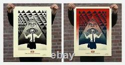 OBEY CONFORMITY TRANCE Red & Black Set Limited Edition /350 Shepard Fairey
