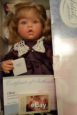 OLIVIA Limited Edition Lee Middleton Doll Signed Reva Schick Artist MIB