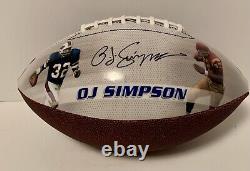 O. J. Simpson signed limited edition Bills/ Trojans football. JSA certified