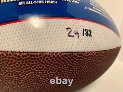 O. J. Simpson signed limited edition Bills/ Trojans football. JSA certified