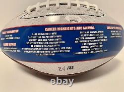 O. J. Simpson signed limited edition Bills/ Trojans football. JSA certified