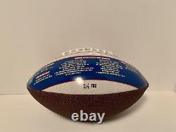 O. J. Simpson signed limited edition Bills/ Trojans football. JSA certified