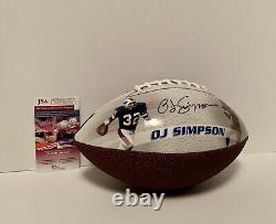 O. J. Simpson signed limited edition Bills/ Trojans football. JSA certified