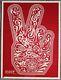 Obey Peace Fingers print by Shepard Fairey signed and numbered