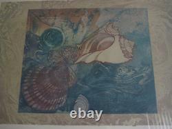 Ocean Tapestry Limited Edition Etching Print 16/150, Signed By Artist, Framed