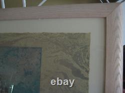 Ocean Tapestry Limited Edition Etching Print 16/150, Signed By Artist, Framed