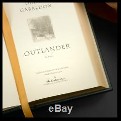 Outlander SIGNED by DIANA GABALDON New Sealed Easton Press Leather Bound Gift