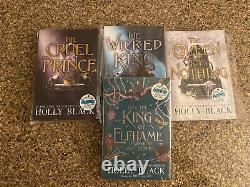 OwlCrate Exclusive Signed Cruel Prince Wicked King Queen of Nothing Holly Black